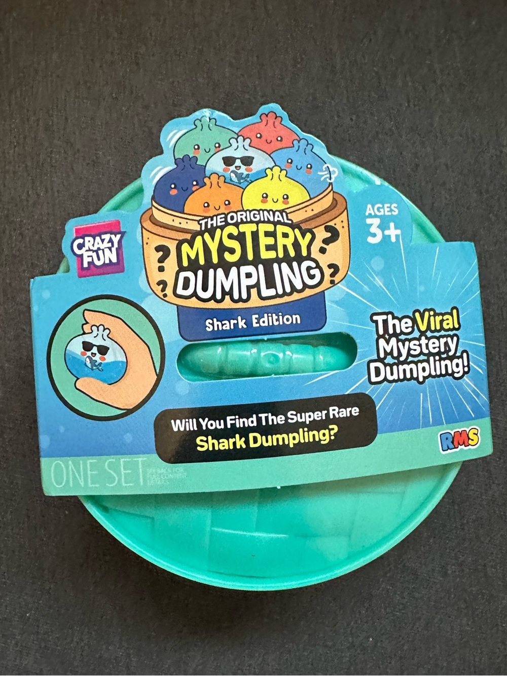 NEW RMS Crazy Fun Mystery Dumpling Bao Bun Squishy – Shark 🦈 Edition NWT